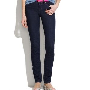 Madewell High-Rise Skinny Jeans 9” Dark Blue‎ Denim Size 26
